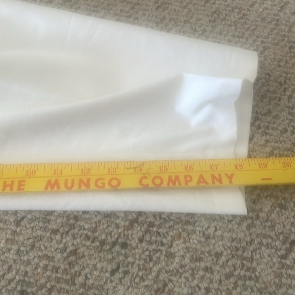 Briggs White Wide-Leg High Rise Capris. 14P. Y2K - Picture 8 of 12